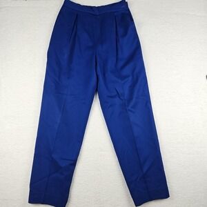 VTG Miss Pendleton 100% Virgin Wool Pants Womens Size 10 USA Made Blue Academia‎